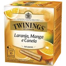 COD 7870 CHA DE LARANJA, MANGA E CANELA SACHE 18GR TWININGS